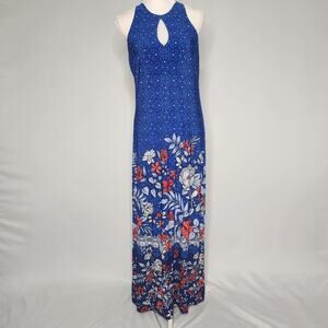 Tommy Bahama Carmella Blue Travel Maxi Dress Women's Size Small NWT